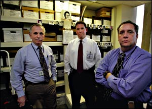 Detective Steven Milefsky, Detective Robert Murphy, and former supervisor Lt. Bruce Guth