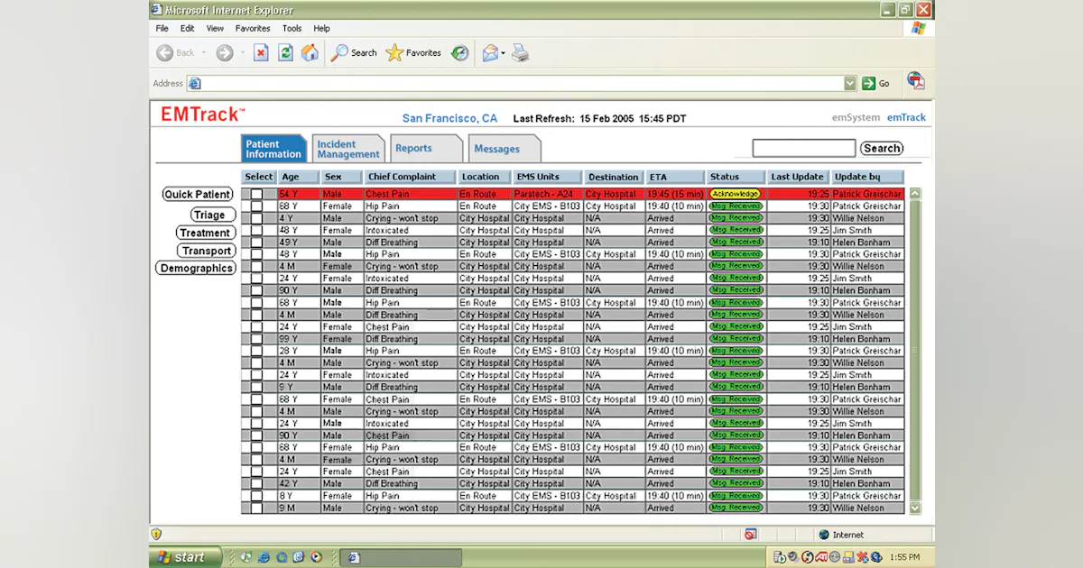 Emtrack EMTrack | Officer