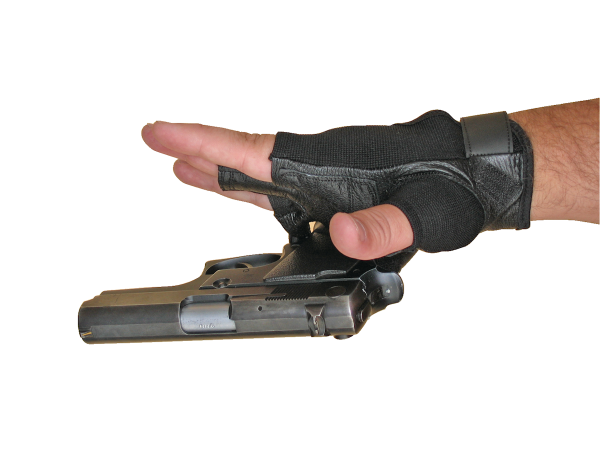 Gun Support Glove From GRIPTIGHT INC. Officer