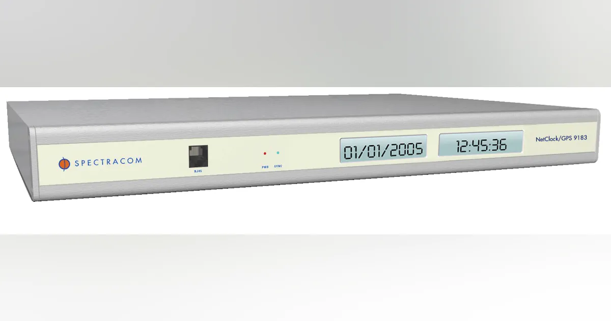 NetClock GPS Master Clock Model 9183 v2.3 | Officer