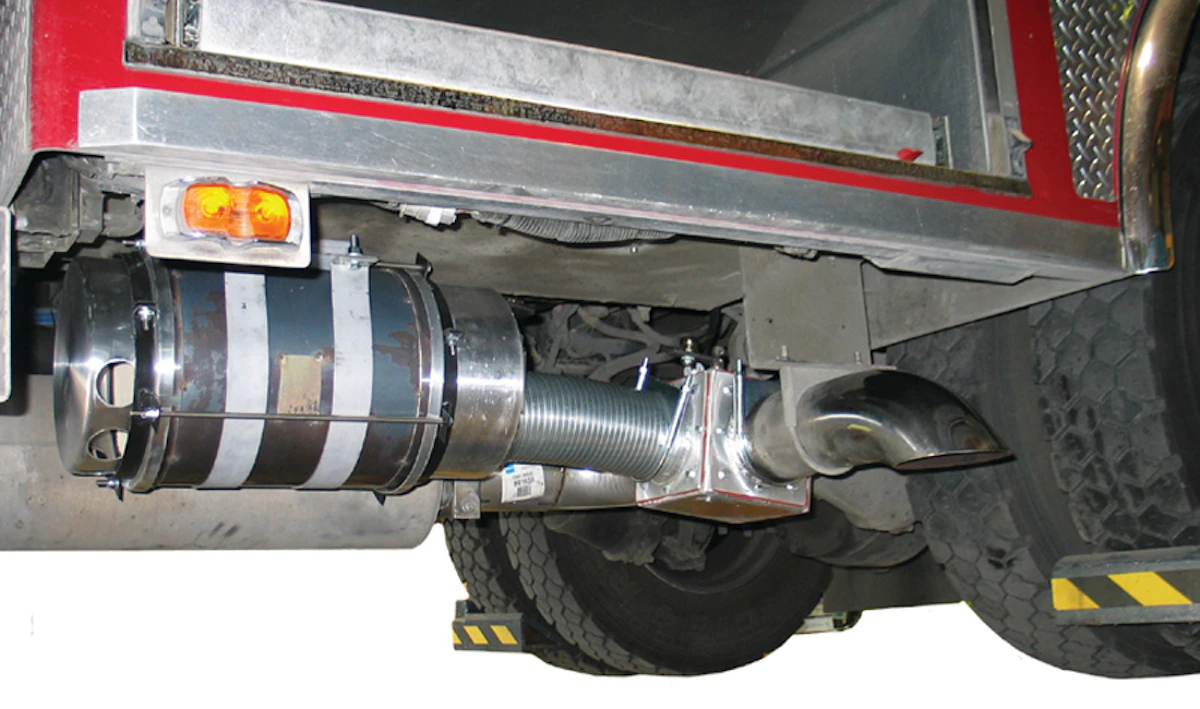 NO SMOKE exhaust removal system From Ward Diesel Officer