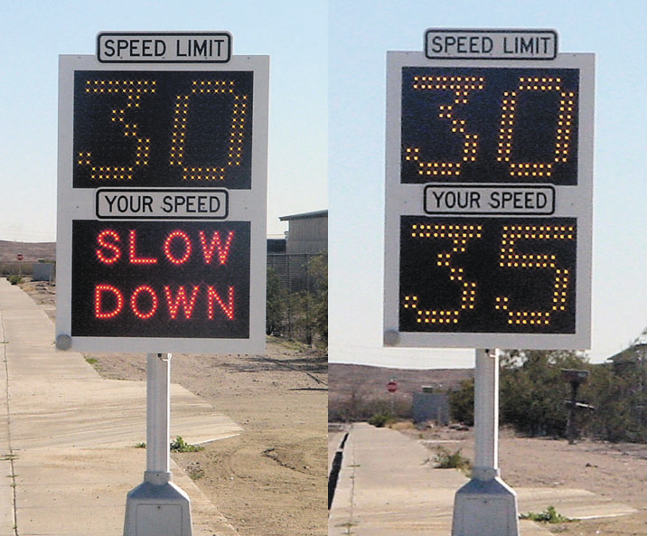 Polemountedradarspeeddisplay 10044360