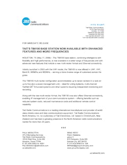 Tb8100basestation 10046805 Tb8100basestation 10046805