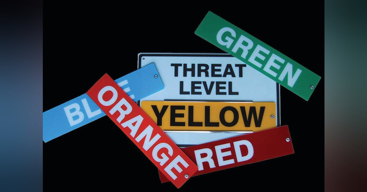 Terror threat level signs | Officer