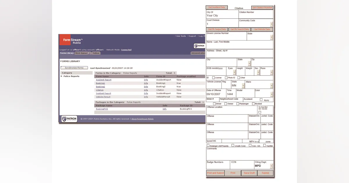 FormStream Mobile Field Reporting Software | Officer