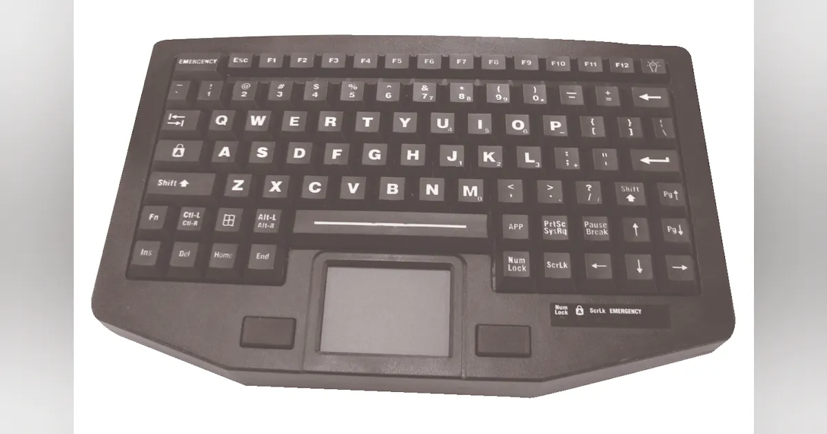 Front Police Keyboard FT-86-911-TP Keyboard | Officer