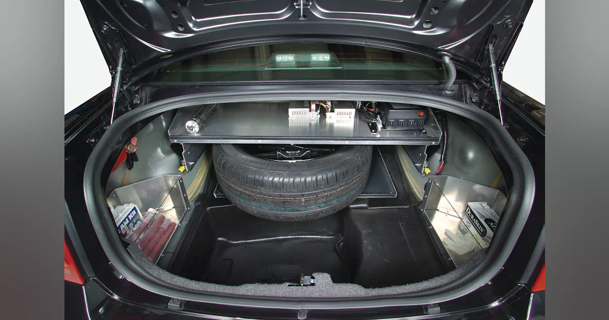 Trunk Mounting Solution for Dodge Charger Police Vehicles | Officer