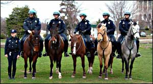 United States Capitol Police Horse Mounted Unit Disbanded September 2005
