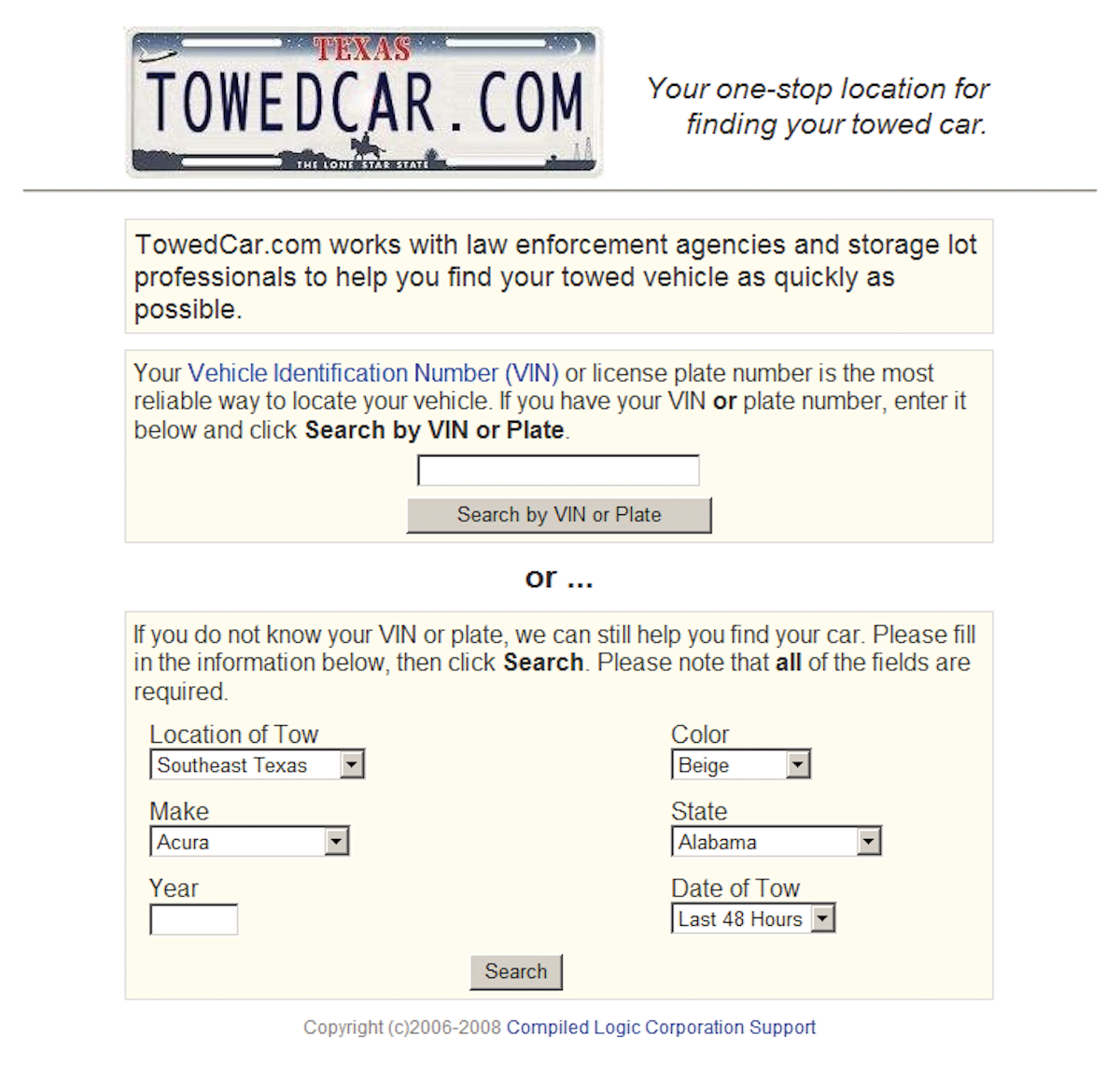 Vehicle Impound Storage Tracking Administration C Vistatm 2 1 From Compiled Logic Officer