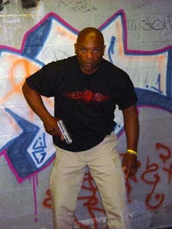 A suspect with a gun in hand is a deadly threat as they can always raise and fire faster than you can respond. A suspect with a gun in hand is a deadly threat as they can always raise and fire faster than you can respond.