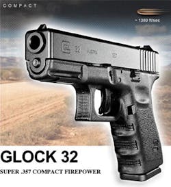 Glock&apos;s presentation of the Model 32 .357Sig