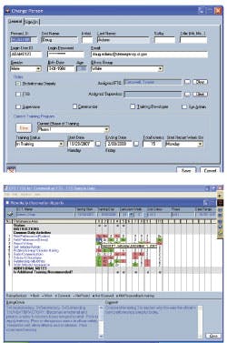 FTO training management software allows program administrators to enter personal information, and scores recruits in a variety of activities.