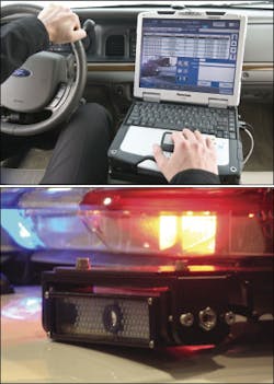ELSAG's MPH-900 system includes infrared cameras, processing unit and software. The mechanical eye reads tags flagged as vehicles of interest by law enforcement databases. ELSAG's MPH-900 system includes infrared cameras, processing unit and software. The mechanical eye reads tags flagged as vehicles of interest by law enforcement databases.