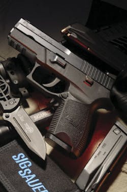The .357 SIG cartridge was developed for its excellent law enforcement utility in handguns like the SIG Sauer P250 (shown). Do not repeatedly chamber the .357 SIG cartridge. Rather, rotate your cartridges by shooting often. The .357 SIG cartridge was developed for its excellent law enforcement utility in handguns like the SIG Sauer P250 (shown). Do not repeatedly chamber the .357 SIG cartridge. Rather, rotate your cartridges by shooting often.
