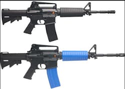 RAM rifles. Note the identical mechanical manipulation required. RAM rifles. Note the identical mechanical manipulation required.