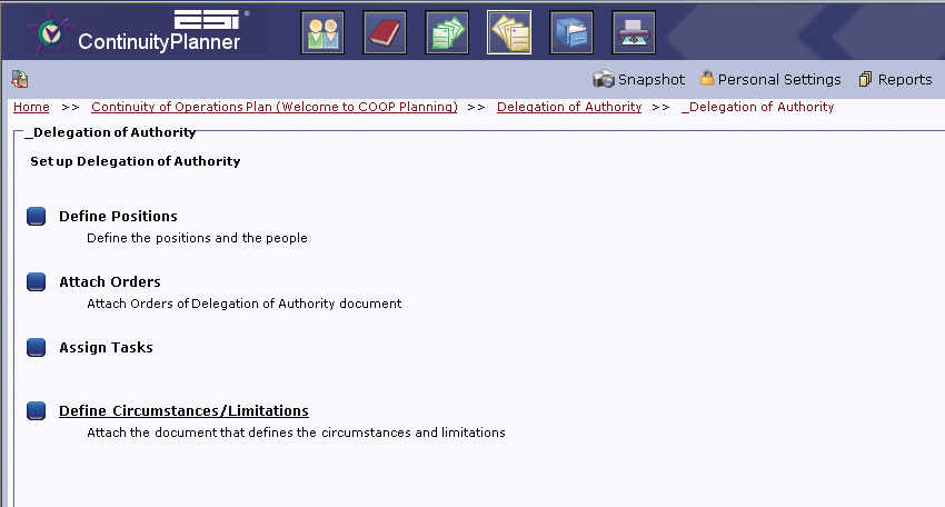 Continuityplanner 10052001