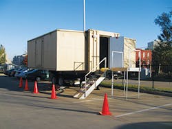When the crime lab flooded, an NFSTC mobile laboratory saved the day When the crime lab flooded, an NFSTC mobile laboratory saved the day