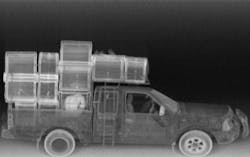 Three images of stowaways clearly represented in scans using American Science & Engineering’s Z-Backscatter Van. Three images of stowaways clearly represented in scans using American Science & Engineering’s Z-Backscatter Van.