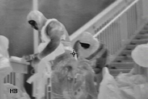 These armed bad guys just came out of cool water in wetsuits and can be hard to detect even with the best TI. Here is a good example of why we need to slow down our scan and remember DRI.