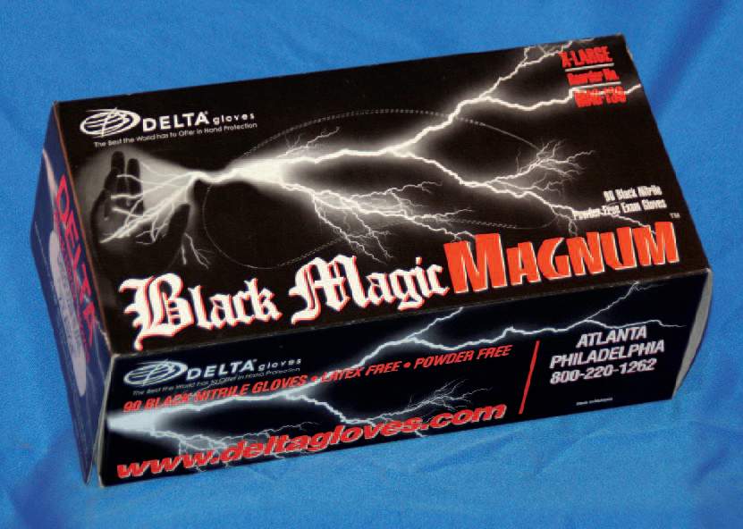 black magic latex gloves