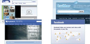 Web sites that allow members to interactively communicate like YouTube.com, Twitter.com MySpace.com, and Facebook.com can also be a wealth of information for investigators.