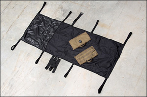 Shown folded open, the Phantom Litter offers function in minimal form.