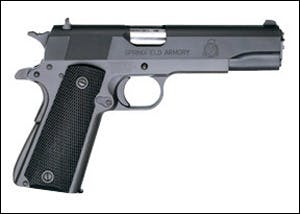 A Government Model .45, much like this one but MANY years older, was the author&apos;s first duty weapon.