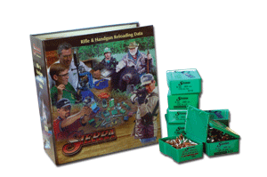 The data used in these photos came from the Sierra Reloading Manual 5th Edition. This manual lists the bullet type, weight and powder combinations which were developed for them. This manual also has instructive hints about reloading.