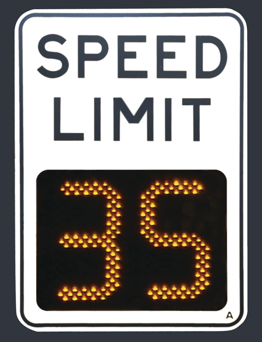 SafePace 500 Variable speed limit sign | Officer