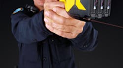 The X3 handheld ECD is able to discharge three cartridges without requiring a reload.