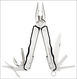 The Leatherman FUSE. Tool list is in the article. It&apos;s a handy package.