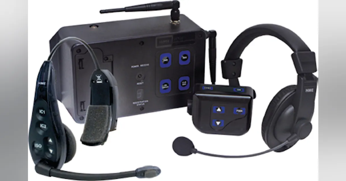 Customized HME Wireless Headset Intercom System | Officer