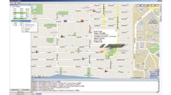 Mapping-dispatch software enables over-the-air location reports, allowing CAD software to show coordinates on a map.