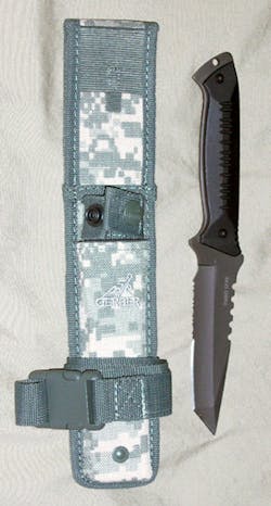Gerber Warrant and Sheath. Knife is scheduled for release February 2011.