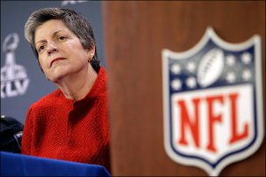 DHS Secretary Janet Napolitano listens to a reporter's question during a news conference on Jan. 31.