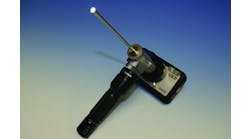 Ultrafine&apos;s Ultracam SX600 quick release camera with attached endoscope fitted with the company&apos;s novel pocket LED light source.