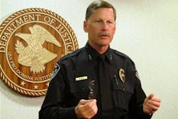 Anchorage Police Chief Mark Mew speaks about a Mexican national in the U.S. illegally who allegedly stole another man's identity and became a police officer. Anchorage Police Chief Mark Mew speaks about a Mexican national in the U.S. illegally who allegedly stole another man's identity and became a police officer.