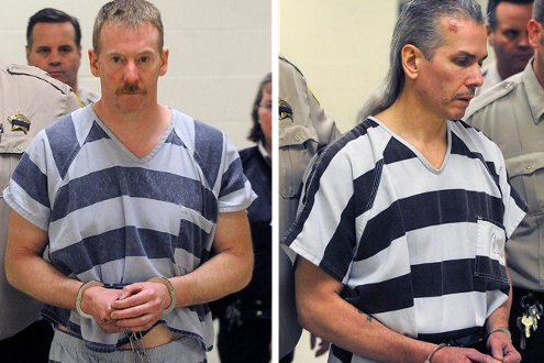 Eric Robert, left, and Rodney Berget are charged with first-degree and felony murder.