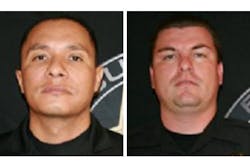 Officer Rolando Tirado, left, and Officer Christopher Paz Officer Rolando Tirado, left, and Officer Christopher Paz