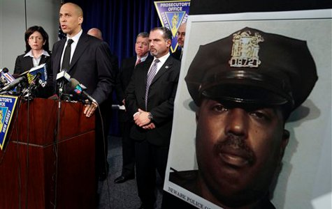 Newark officials answers a questions about the shooting death of Officer William C. Johnson.