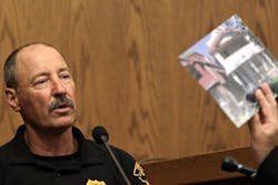 Cleveland Officer Richard Butler testifies in the trial of Anthony Sowell on June 27. Cleveland Officer Richard Butler testifies in the trial of Anthony Sowell on June 27.