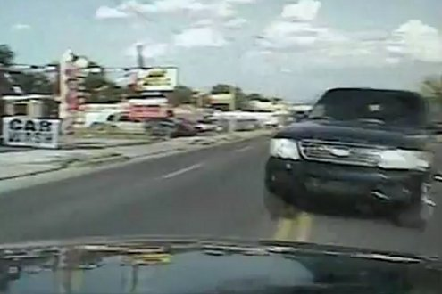 The deputy had no chance of avoiding a head-on collision that injured him and his K-9.