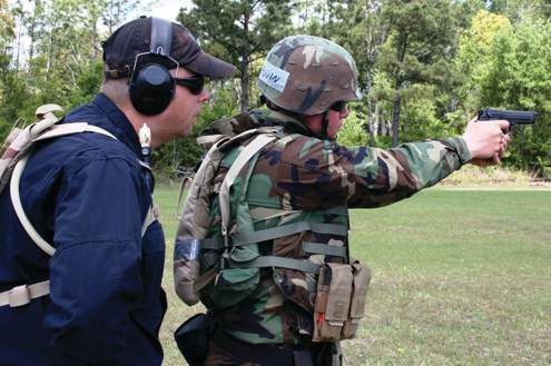 The physical mechanics are only 10 percent of gunfighting, 90 percent is mental.