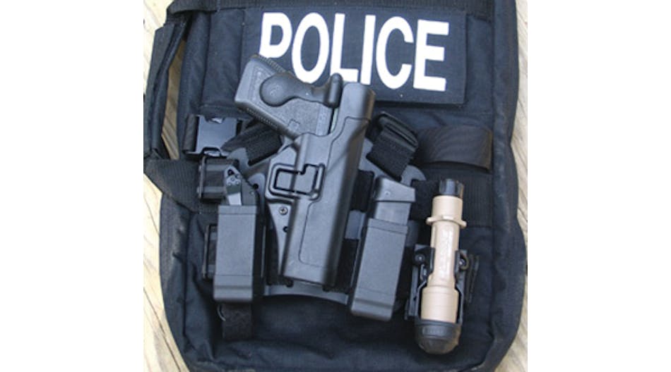 The BLACKHAWK SERPA holster platform was specifically designed to allow for mounting accessories.
