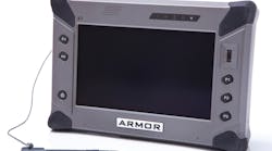 Released last January, the 2.8-pound ARMOR X7 compact tablet from DRS Technologies offers a 7-inch sunlight-readable display with an integrated camera and bar code scanner. Released last January, the 2.8-pound ARMOR X7 compact tablet from DRS Technologies offers a 7-inch sunlight-readable display with an integrated camera and bar code scanner.