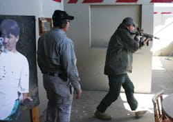 Negotiating a live-fire shoot house and dealing with Shoot/No-Shoot targets. Negotiating a live-fire shoot house and dealing with Shoot/No-Shoot targets.