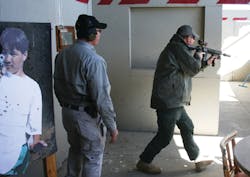 Negotiating a live-fire shoot house and dealing with Shoot/No-Shoot targets.
