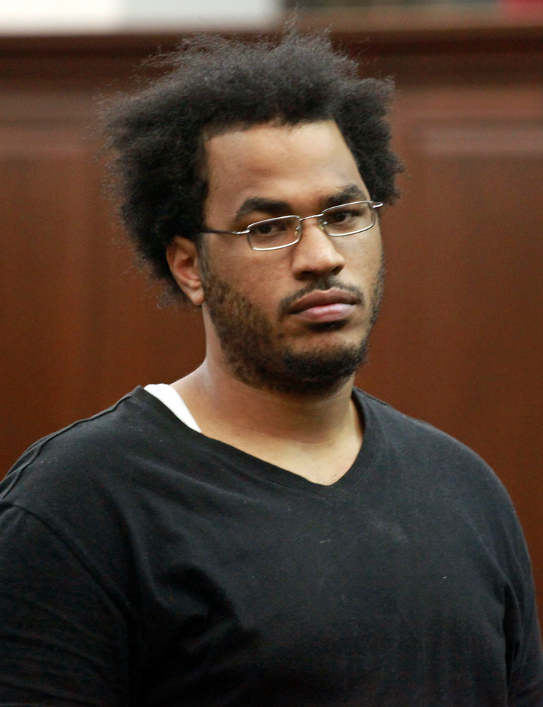 Jose Pimentel is arraigned at Manhattan criminal court, Sunday, Nov. 20, 2011.