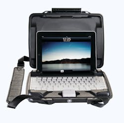 The i1075 HardBack Case from Pelican Products houses and protects your iPad. The i1075 HardBack Case from Pelican Products houses and protects your iPad.