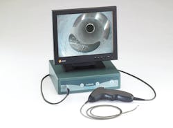 Outstanding quality images are produced with the new MicroEye videoscope from Ultrafine Technology. Outstanding quality images are produced with the new MicroEye videoscope from Ultrafine Technology.